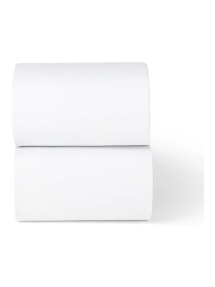 Snuz White Twin Pack Cotbed Sheets - Image 3 of 3 Snuz White Twin Pack Cotbed Sheets - Image 3 of 3
