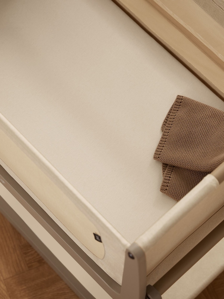 Snuz Sand Twin Pack Crib Fitted Fitted Sheets - Image 1 of 3
