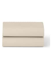 Snuz Sand Twin Pack Crib Fitted Fitted Sheets - Image 3 of 3