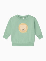 MORI 100% Cotton Comfy Oversized Sweatshirt - León - Imagen 3 de 4