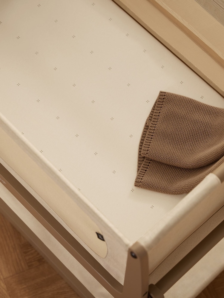 Snuz 2 Pack Cashmere Cross Crib Fitted Sheets - Image 1 of 3