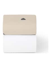 Snuz 2 Pack Sand Cloud Cot Bed Fitted Sheets - Image 3 of 3