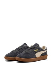 Puma Grey Mens Palermo Trainers - Image 1 of 6