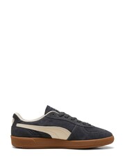 Puma Grey Mens Palermo Trainers - Image 2 of 6
