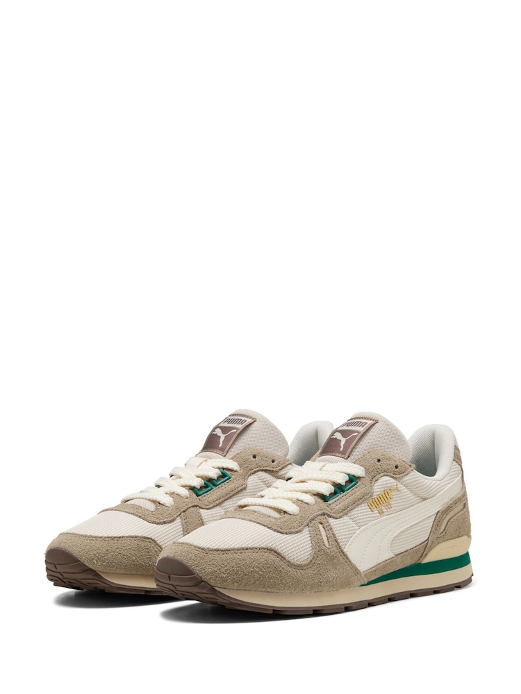 Puma Grey Mens RX737 Vintage Trainers - Image 1 of 6