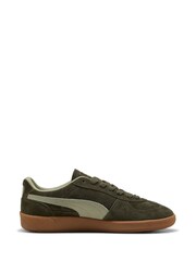 Puma Dark Green Mens Palermo Trainers - Image 2 of 6
