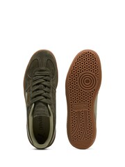 Puma Dark Green Mens Palermo Trainers - Image 4 of 6