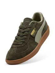 Puma Dark Green Mens Palermo Trainers - Image 5 of 6
