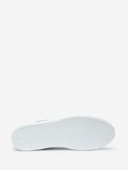 Oliver Sweeney Blue Perforated Calf Leather Cupsole Trainers - Image 5 of 5