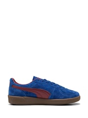 Puma Blue Mens Palermo Trainers - Image 1 of 6