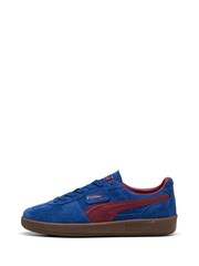 Puma Blue Mens Palermo Trainers - Image 2 of 6