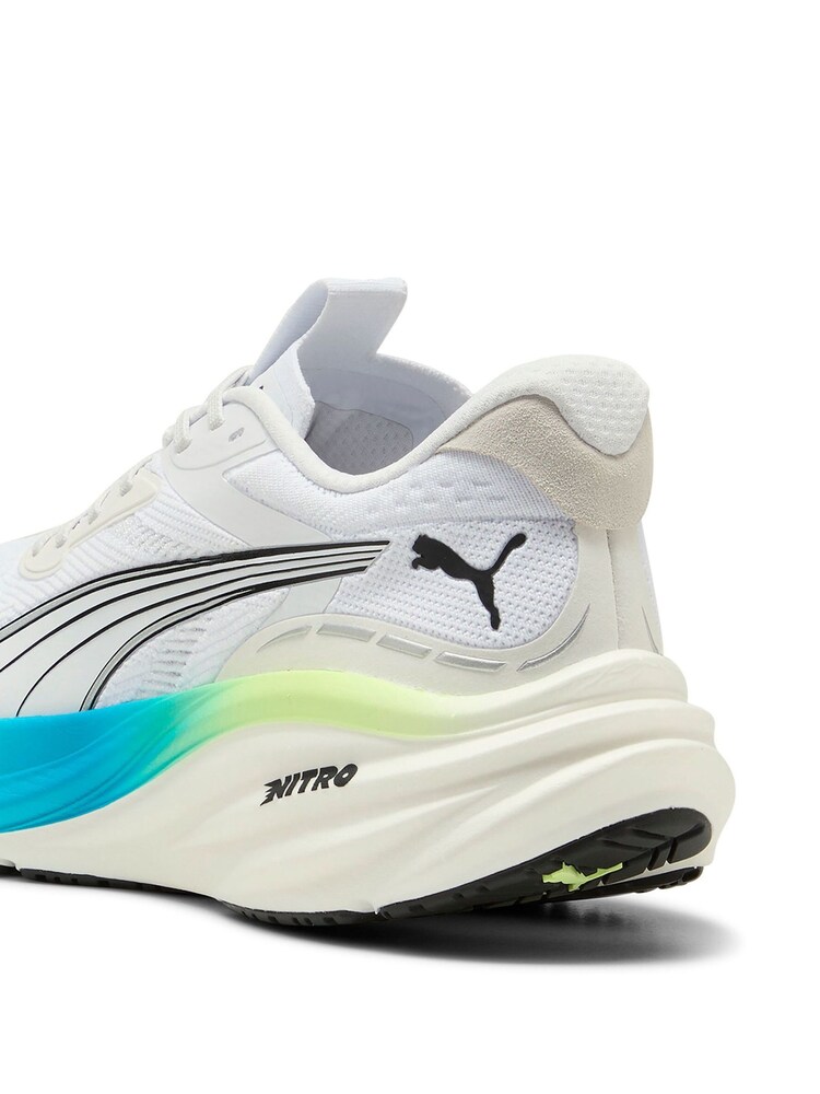 Puma White/Blue Mens Magnify Nitro 3 Trainers - Image 6 of 6