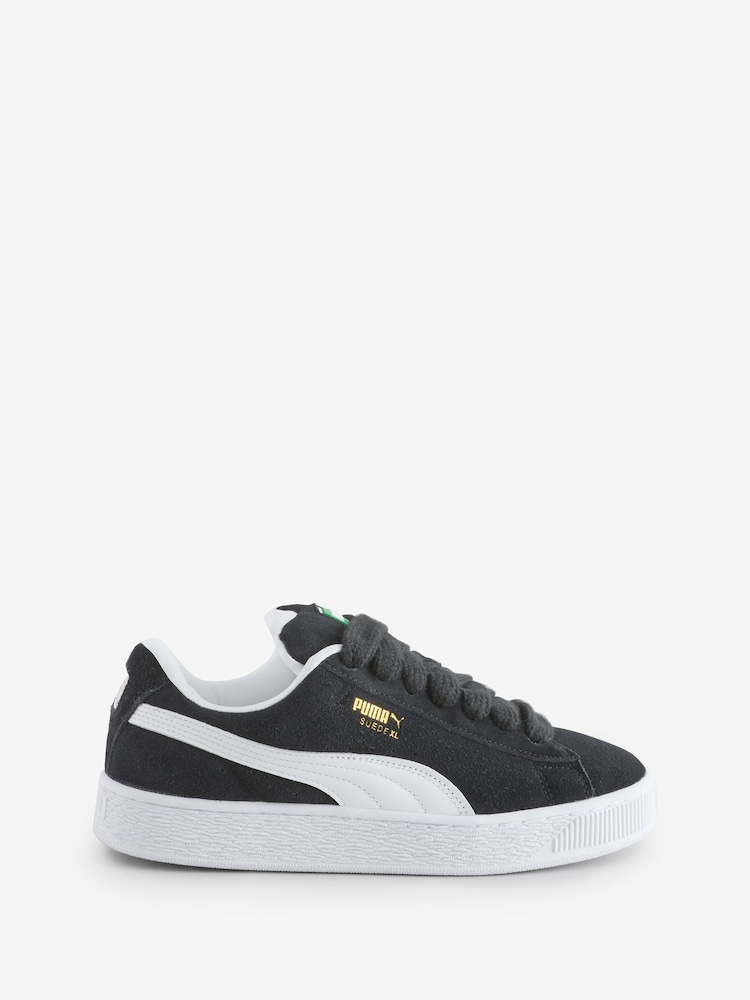 Puma Black XL Mens Suede Classic Trainers - Image 1 of 1