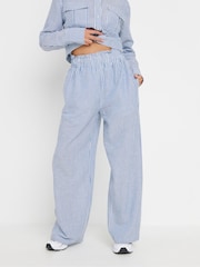 PixieGirl Petite Blue Wide Leg Trousers - Image 2 of 4