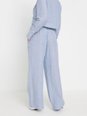 PixieGirl Petite Blue Wide Leg Trousers - Image 3 of 4