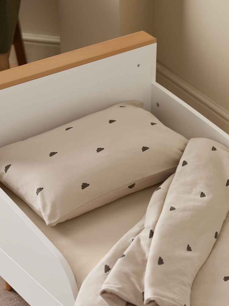 Snuz Sand Cloud Duvet Cover and Pillow Case Fitted Set - Image 1 of 3