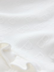 Baker by Ted Baker Jacquard Embossed Mesh Hem Dress - Image 5 of 7