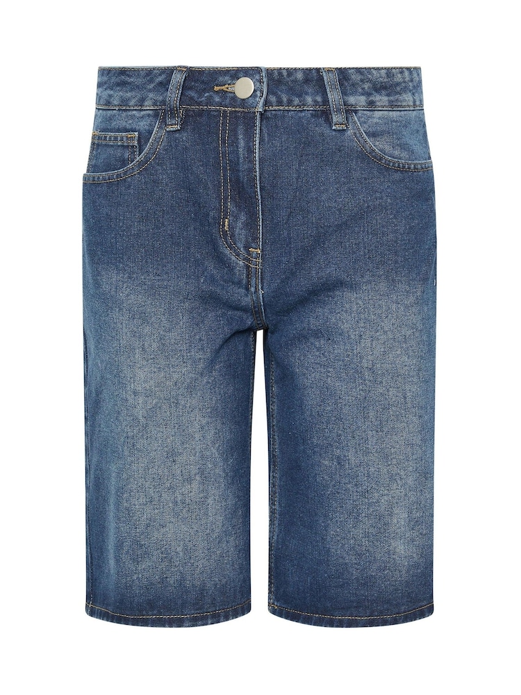 PixieGirl Petite Blue Denim 100% Cotton Shorts - Image 2 of 2