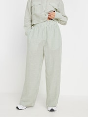 PixieGirl Petite Green Wide Leg Trousers - Image 2 of 4