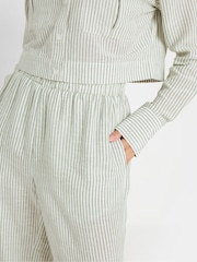 PixieGirl Petite Green Wide Leg Trousers - Image 4 of 4