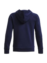 Under Armour Navy Rival Fleece Hoodie - Image 2 of 2