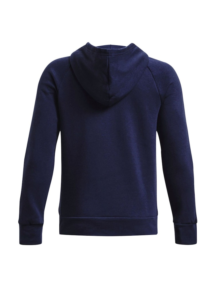 Under Armour Navy Rival Fleece Hoodie - Image 2 of 2
