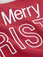 Red Christmas Crew Sweatshirt (3-16yrs) - Image 6 of 7
