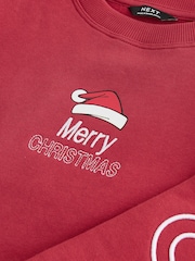 Red Christmas Crew Sweatshirt (3-16yrs) - Image 7 of 7