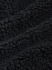 Black Borg Fleece Zip Through Hoodie (3-16yrs) - Image 5 of 5