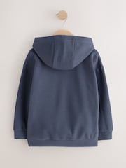 Navy Neon Car Older Graphic Print Hoodie (3-16yrs) - Image 5 of 8