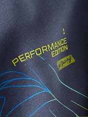 Navy Neon Car Older Graphic Print Hoodie (3-16yrs) - Image 6 of 8