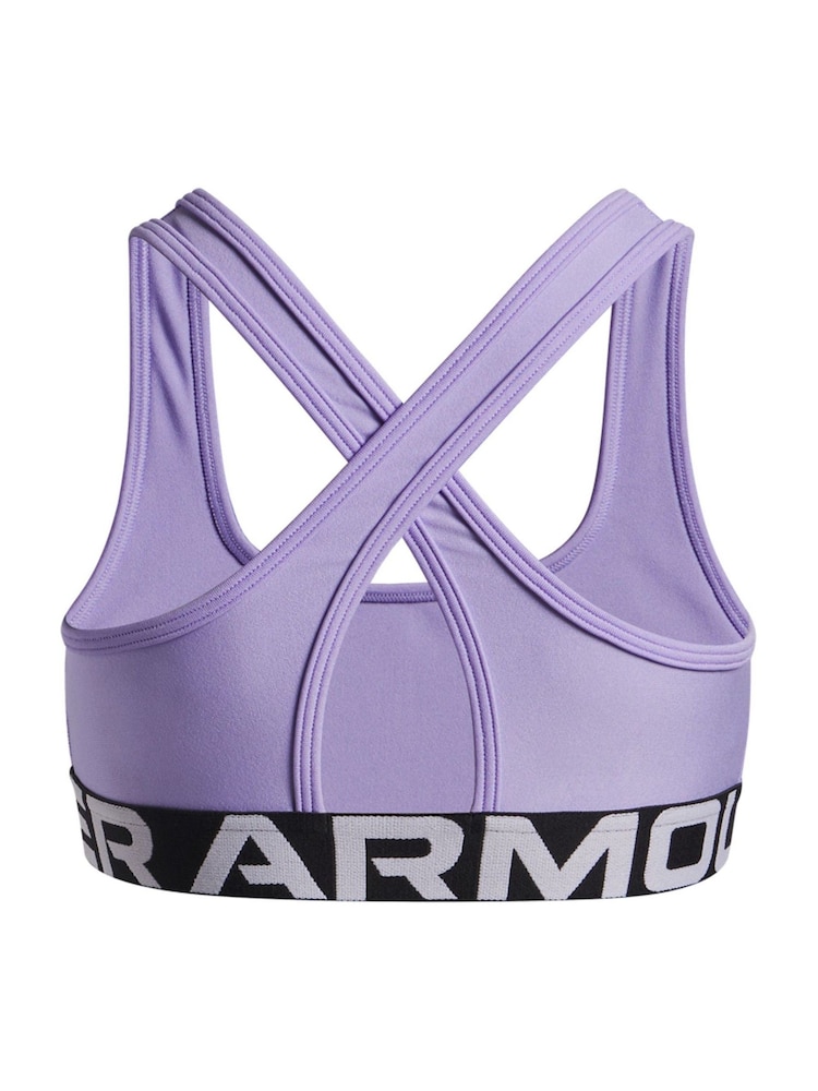 Under Armour Lilac Purple Crossback Bra - Image 2 of 2 Under Armour Lilac Purple Crossback Bra - Image 2 of 2