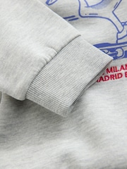 Grey Reindeer Christmas Hoodie (3-16yrs) - Image 7 of 9