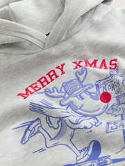 Grey Reindeer Christmas Hoodie (3-16yrs) - Image 9 of 9