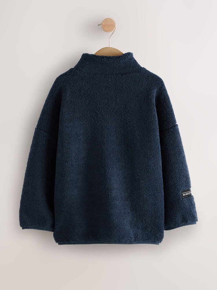Blue Zip Through Fleece (3-16yrs) - Image 2 of 5