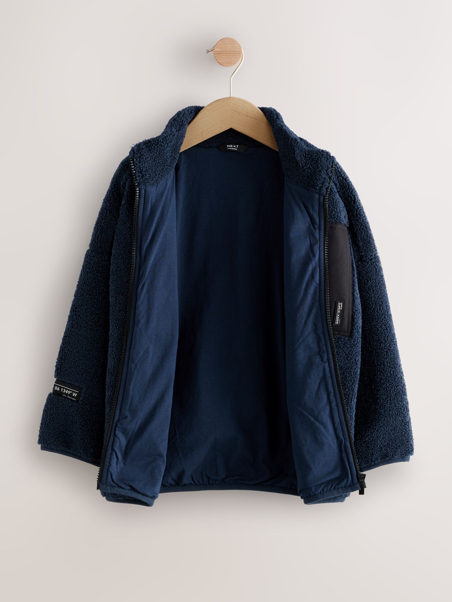 【3/16まで】2025 fleece thanks sale！ Buy Blue Zip Through Fleece (3-16yrs) from Next Poland
