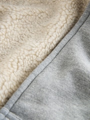 Grey Borg Fleece Zip Through Hoodie (3-16yrs) - Image 3 of 5