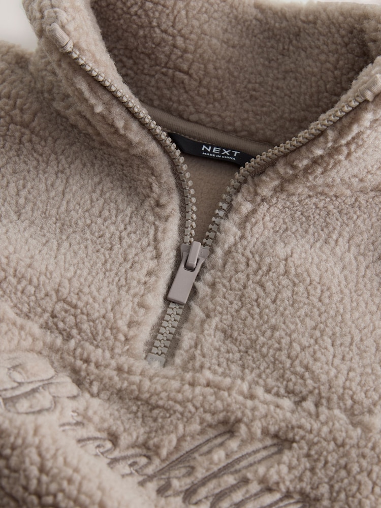 Stone Funnel Neck Fleece (3-16yrs) - Image 4 of 4