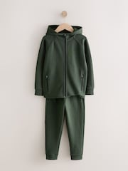 Khaki Green Tech Sportswear Hoodie and Joggers Set (3-16yrs) - Image 3 of 7