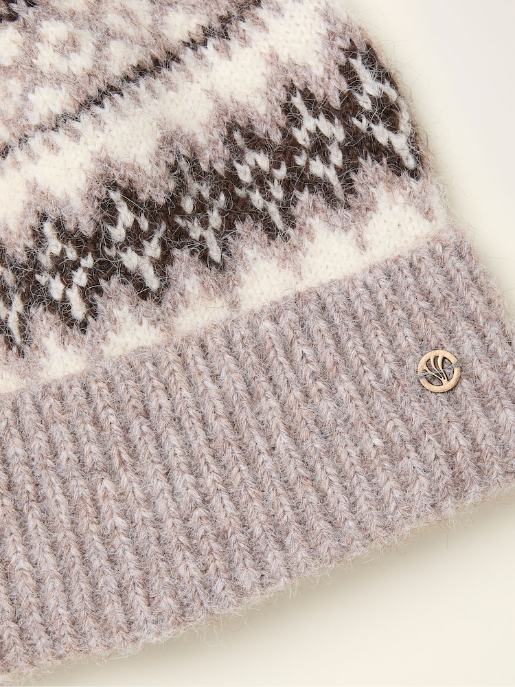 FatFace Fairisle Bobble Hat - Slika 2 iz 2