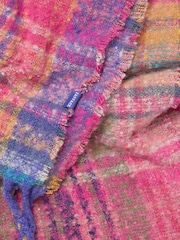FatFace Multi Plain Hat and Check Scarf Gift Set - Image 3 of 3