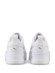 Puma White Girls Youth Mayze Trainers - Image 6 of 6