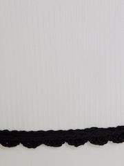 River Island White Girls Cut Out Shell Dress - Image 4 of 4