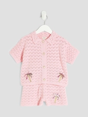 River Island Pink Girls Revere Palm Tree Set - Image 3 of 5