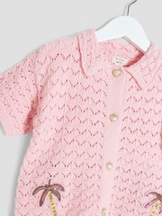 River Island Pink Girls Revere Palm Tree Set - Image 4 of 5