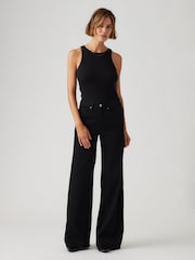 Levi's® Soft Black 318 Shaping Wide Leg Jeans - Image 1 of 2