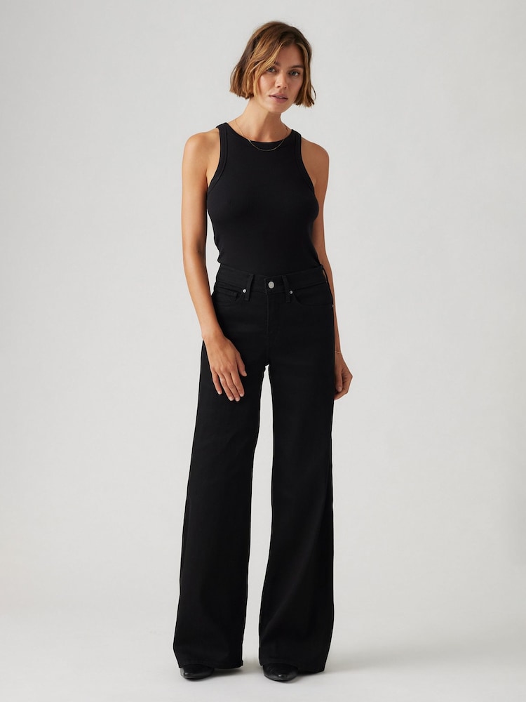 Levi's® Soft Black 318 Shaping Wide Leg Jeans - Image 1 of 2