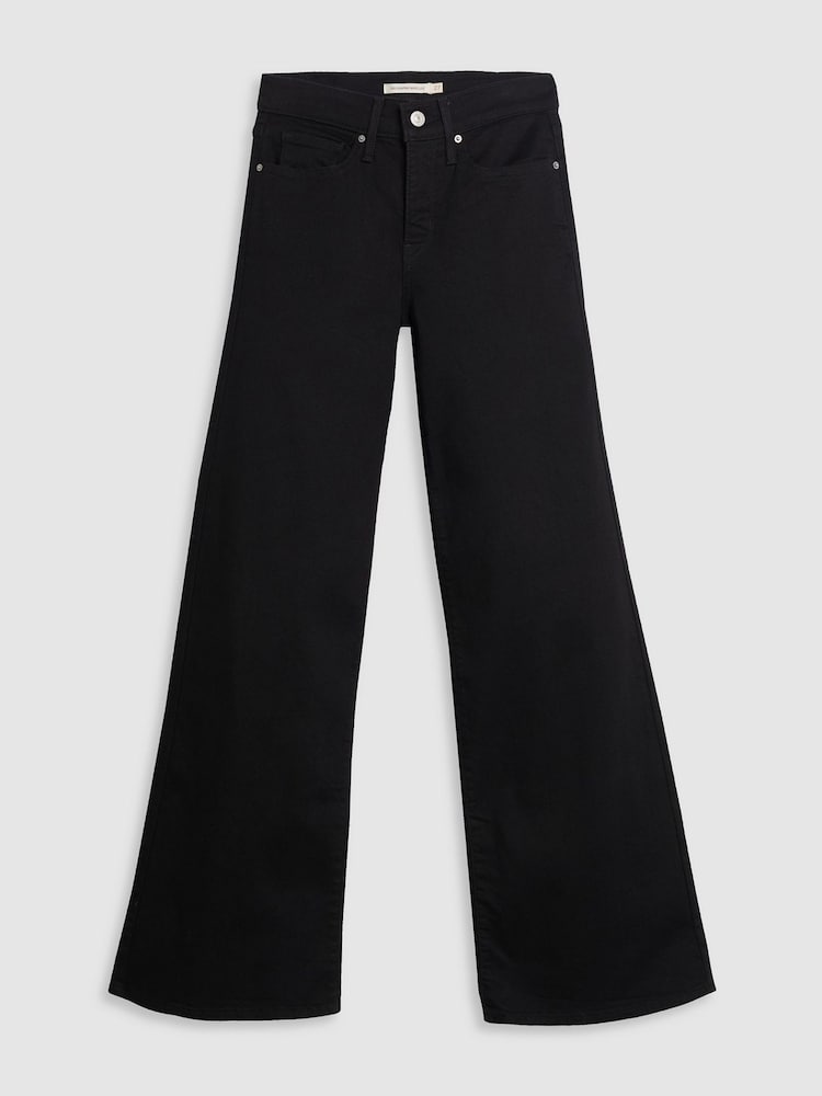 Levi's® Soft Black 318 Shaping Wide Leg Jeans - Image 2 of 2