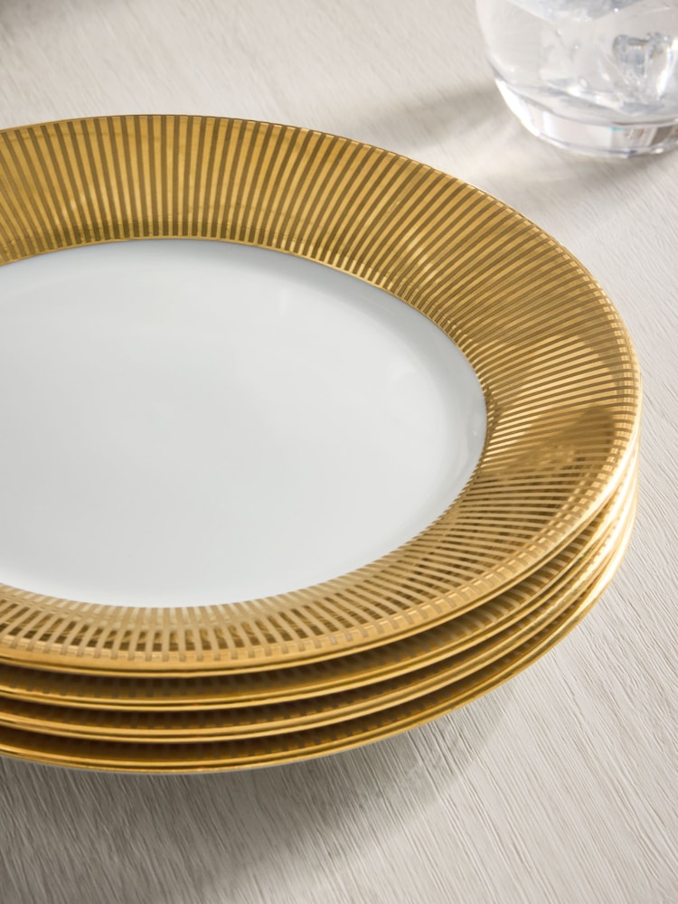 Set of 4 Gold Side Plates - Image 2 of 7 Set of 4 Gold Side Plates - Image 2 of 7