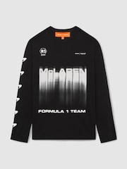 Reiss Black Silverstone McLaren F1 Team British GP T-Shirt Unisex Fit - Image 2 of 8